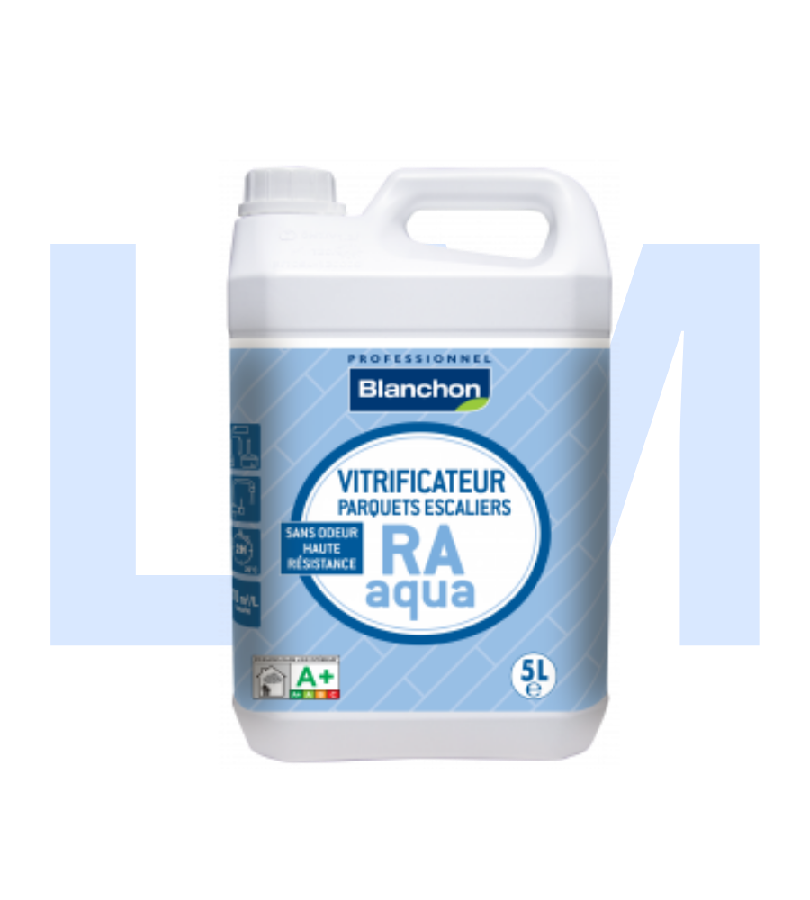 vitrificateur ra Aqua blanchon Vitrificateur Parquets Escalier bidon de 5L Blanchon